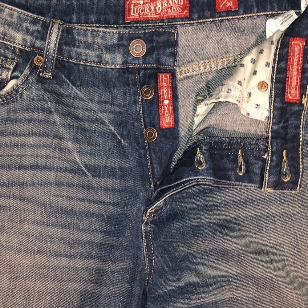 NWT LUCKY BRAND Distressed, Rips, SIENNA Slim Boyfriend jeans SIZE - Picture 7 of 8